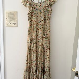 DOEN SONNET DRESS TASHA GARDEN SZ M